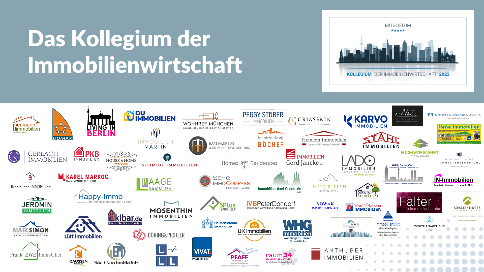 Netzwerk Immobilienmakler Kollegium der immobilienwirtschaft